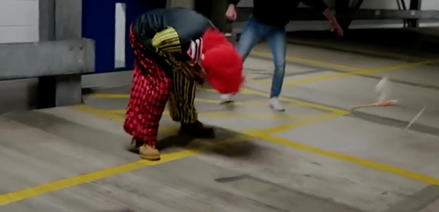 Watch Killer Clown Gets Punched As Prank Backfires Radio X 1347